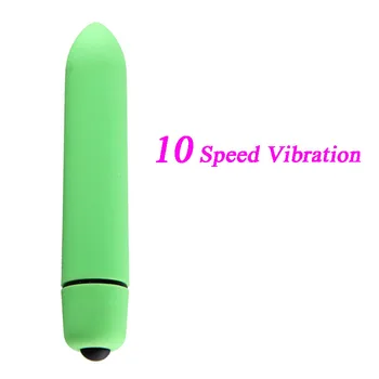 ( 10 Kos/Veliko ) Močan Mirnem z vibriranjem 10 Hitrosti Bullet Vibratorji Sex Igrača za Ženske, Masturbator Odraslih Izdelke, Seks Igrače