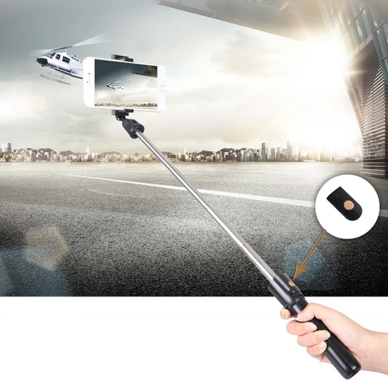 Bluetooth Podaljša Selfie Palico Stojalo s Snemljivo Brezžično Daljinsko za iPhone, Samsung NK-Nakupovanje