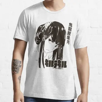 Satsuki Kiryuin Moške Priložnostne Visoke Kakovosti Bombaž Smešno T-Shirt Kratek Rokav Men je Kul, T-Shirt Moški zabavne majice