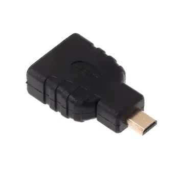 1080P HDMI Mikro HDMI/Mini HDMI Pretvornik Zlato Oklopljen Standard HD Ženski Podaljšanje Adapter, Priključek za Video TV Xbox Dostop