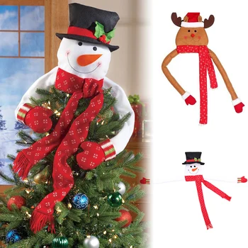 Božično Drevo Pokrivalo Snežaka Elk Hugger za Božič Praznik Zimske Stranka Dekoracijo Ornament Dobave LAD-prodaje