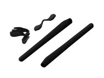 Glintbay Natančno-Fit Napredno Black Zamenjava Leč in Črne Gume komplet za Oakley EVZero Pot Sunglass