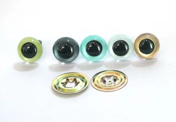 100 kozarcev pearl barve varnost plastične oči s MW podložka za igrače --10,5 mm