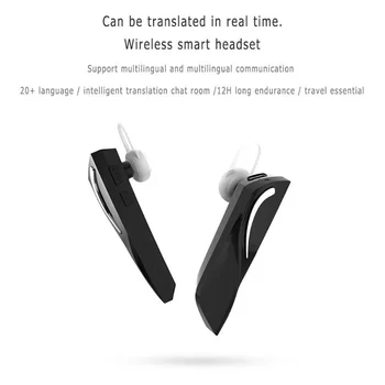 Pametno Glasovno Prevajalec 28 Jezikov Instant Prevajanje Slušalke Brezžične Bluetooth Slušalke Glas Prevajalca za Podjetja Preberite