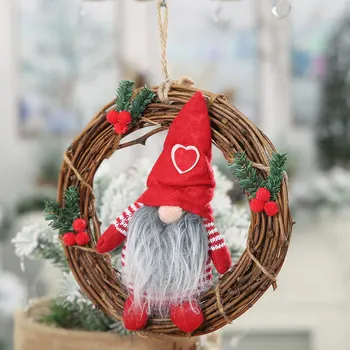 Santa Claus Snežaka Elk Božični Okraski Brezosebna Lutka Z Dolgo Brado Korist Stranke Dekorativne Za Dom Novo Leto Darilo