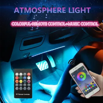 10 v 1 RGB LED z 6/8/10M Za Chevrolet Za VW Bora, Golf Jetta POLO, Passat A5 Fabia SEAT Leon dekorativni vzdušje svetilke