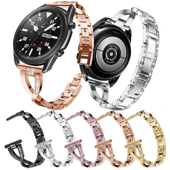 Kovinska zapestnica Za Samsung Galaxy Watch 3 41mm 45mm Smartwatch iz Nerjavečega jekla, Trak za galaxy watch 3 41mm 45mm Manžeta