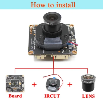 CCTV IR-CUT M12 Držalo Za AHD IP Kamero Dvojni Filter IRCUT Objektiv Nastavek M12*0.5 objektiv CCTV Sistema