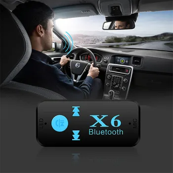 Avto Glasbe Bluetooth Audio Sprejemnik Adapte Blutooth Brezžično Za Aux 3,5 mm Stereo Za Avto Zvočniki Sprejemnikom, Jack Strani Brezplačno