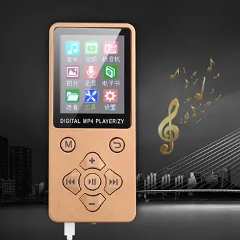 1,8-palčni TFT Zaslon Prenosni MP3/4 Predvajalnik Walkman Lossless Diktafon, FM Radio, Video Film Podpira TF Kartice Fant Odlično Darilo