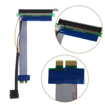 Prilagodljiv PCI Express, PCI-E 1x, da 16x Pogon Extender Riser vmesniško Kartico Kabel