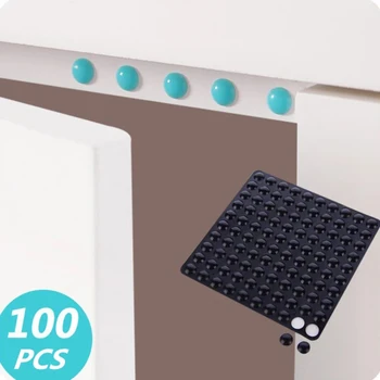 100 kosov anti-trkov delcev gume za wc, kabinet vrata in okna lahko pomaga, da absorbira šok vpliva in zvok