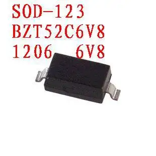 Brezplačna dostava Zener dioda BZT52C6V8 SOD-123 100 KOZARCEV