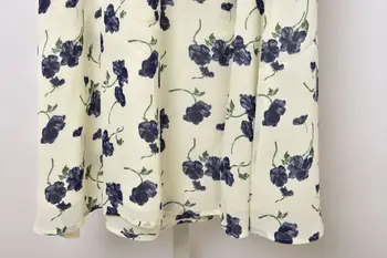 Pomlad/Poletje Ženske Obleke 2021 Novo Obleko Modne Priložnostne Sladko Tiskanja Suspender Elastični Pas Obleko