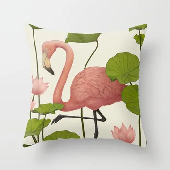 Moda Flamingo Oprema Blazine Blazino Poliester Doma Dekor Spalnica Dekorativne Umetnosti Kavč Avto Vrgel Blazine