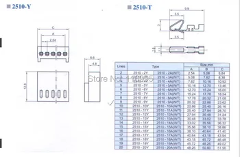 Brezplačna dostava 50sets/paket KF2510-7W (Ukrivljen needlet+lupini+priključki) 2.54 mm vtič ukrivljeno iglo terminal/pravim Kotom 90