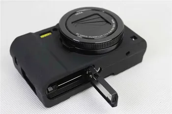 Fotoaparat, Mehko Silikonsko Kože Primeru Vrečko Pokrov Objektiva za Panasonic LUMIX DMC-LX10