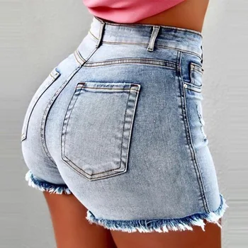 Nov poletni traper Hlače, kratke Hlače (super klub Ženske seksi visoka vitka fant Jeans jeans za ženske