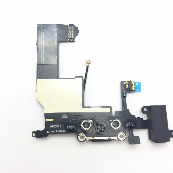 10pcs/veliko NOVIH Polnjenje Vrata USB Dock Priključek Mic Flex Kabel Trak za iPhone 5, 5g Mobilni Telefon rezervnih Delov na Debelo