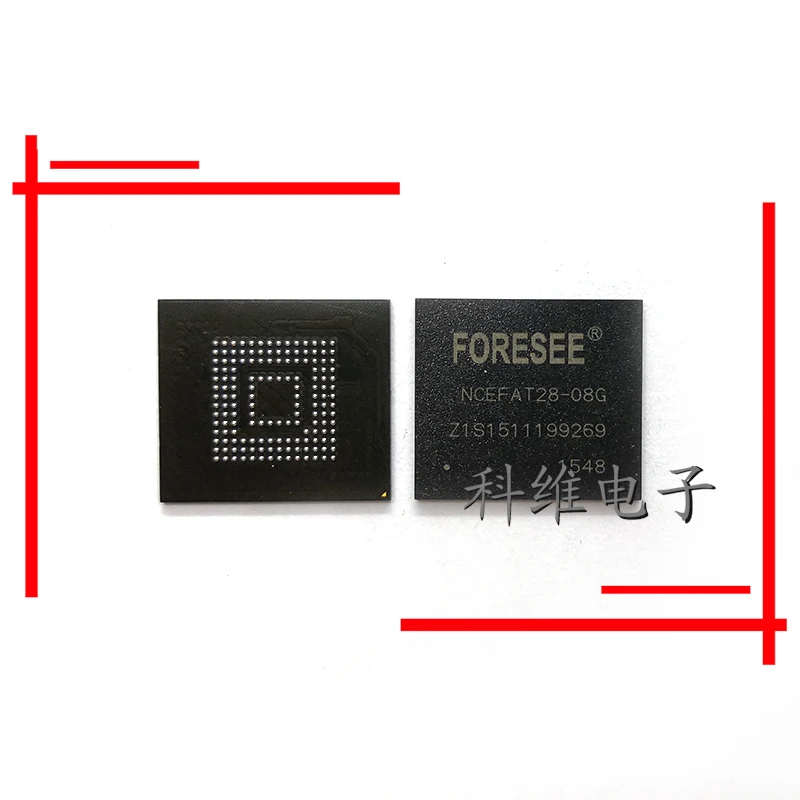 1pcs/veliko NCEFAT28-08G NCEFBH16-08G 153 žogo emmc 8G shranjevanje čipu IC