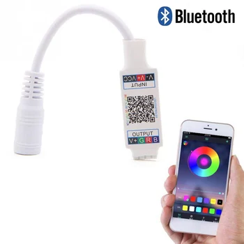 Bluetooth, LED Trakovi Luči 5050 RGB Fleksibilni Trak RGB LED Luči, 5M 10M Počitnice Stranka Traku Sinhronizacija Glasbe Bluetooth Controller