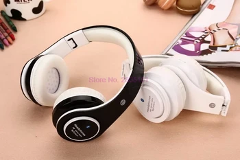 Z dhl 50pcs Zložljive Bluetooth Slušalke Brezžične Stereo Slušalke Z Mikrofon FM Radio TF Kartice Slušalke Slušalke