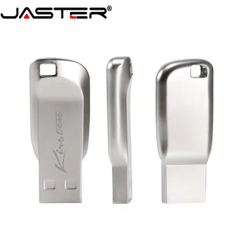 JASTER (nad 10PCS brezplačno LOGOTIP), USB 2.0 mini metal USB ključek 4 GB, 16GB 32GB 64GB 128GB pendrive USB stick, memory stick darilo