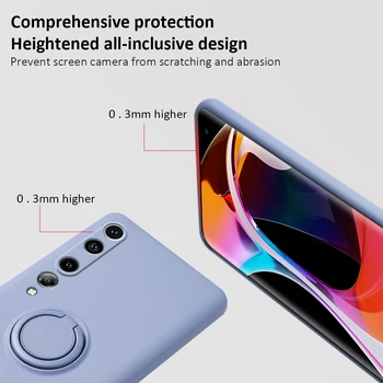 Candy Barve Primeru Telefon Za Xiaomi Mi 11 10T Pro Lite 10 ultra Liquid Silikonsko Ohišje Za Xiaomi 10 Pro 10 T Lite Shockproof Pokrov
