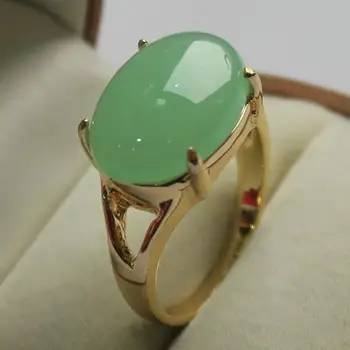 čudovit nakit! gospa je najplemenitejše GP svetlo zelena jades obroč (7,8,9#)