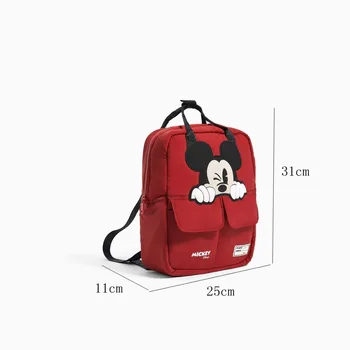 Disney nove rdeče Mickey nahrbtnik iz potovanja nahrbtnik ženske risanka športna torba za rojstni dan fant dekle visoke zmogljivosti šolsko torbo