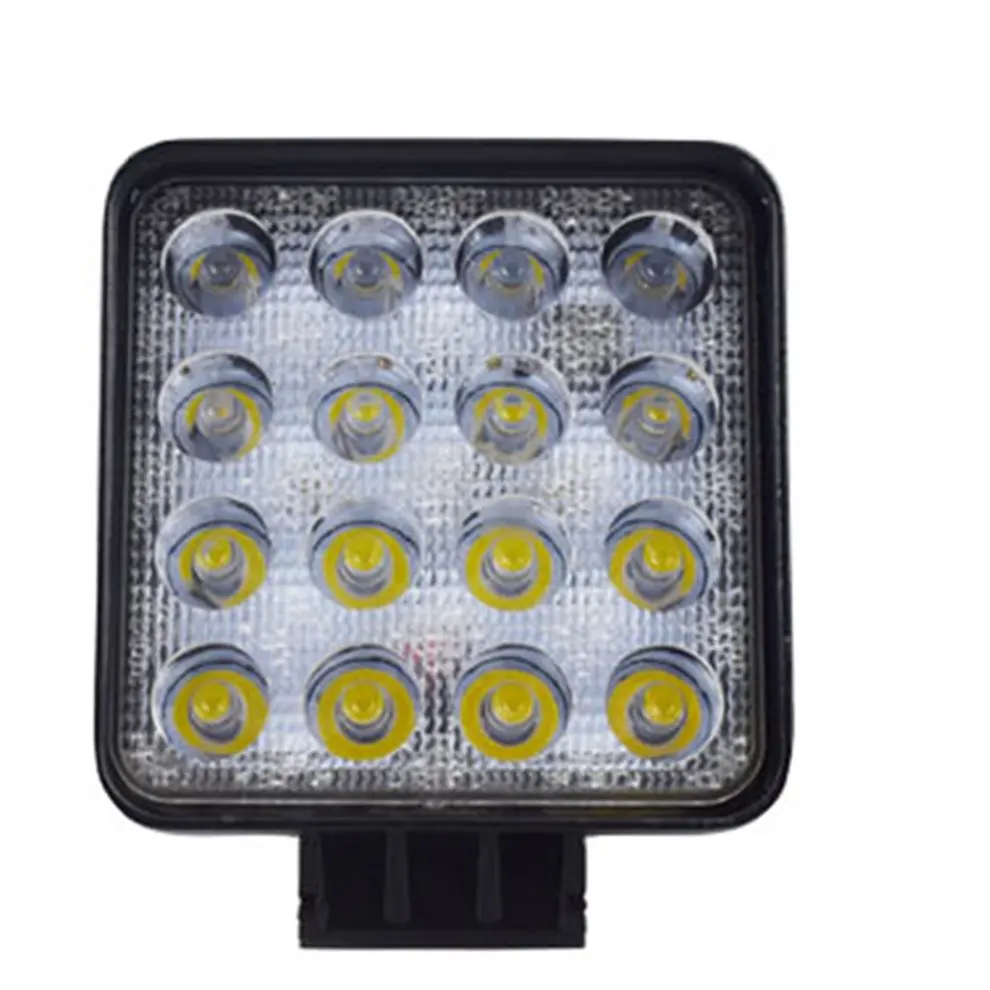 48W LED DRL Delovnih Lahka Nepremočljiva Kvadratnih Svetlobe Super Svetla Pozornosti za Off-road Avtomobil, Tovornjak motorno kolo