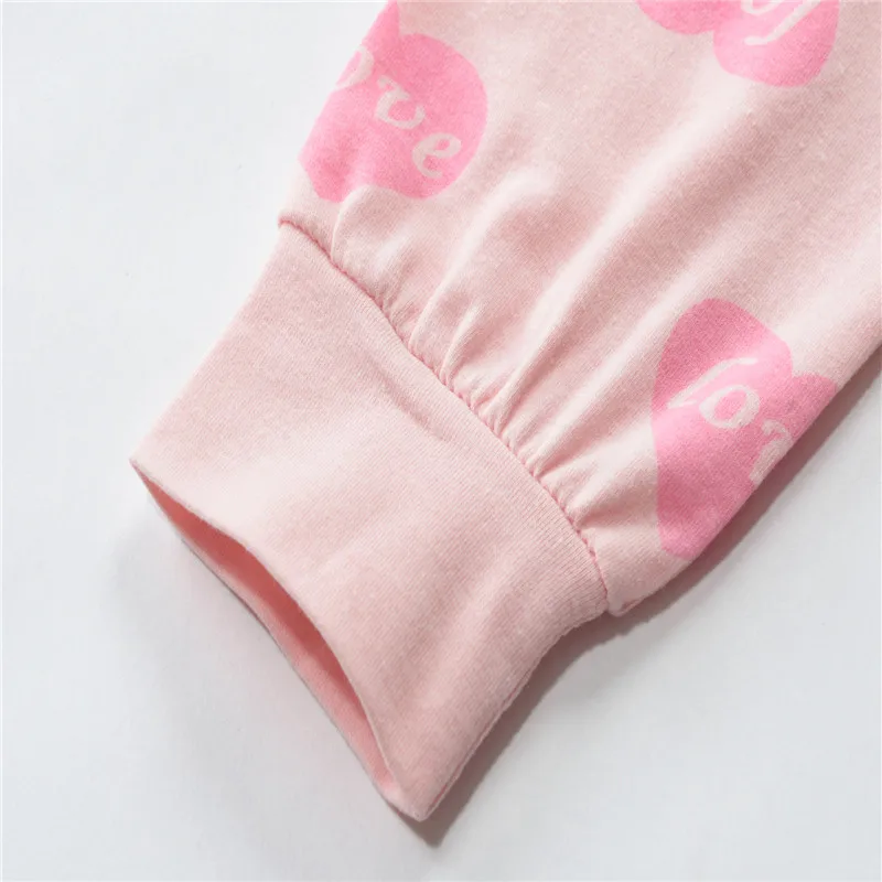 Dolg Rokav Baby Dinozavri Sleepwear za Jesen Pomlad Fantje Dekleta Pižame Bombaž Živali Tiskanja Otrok Določa Domov Oblačila