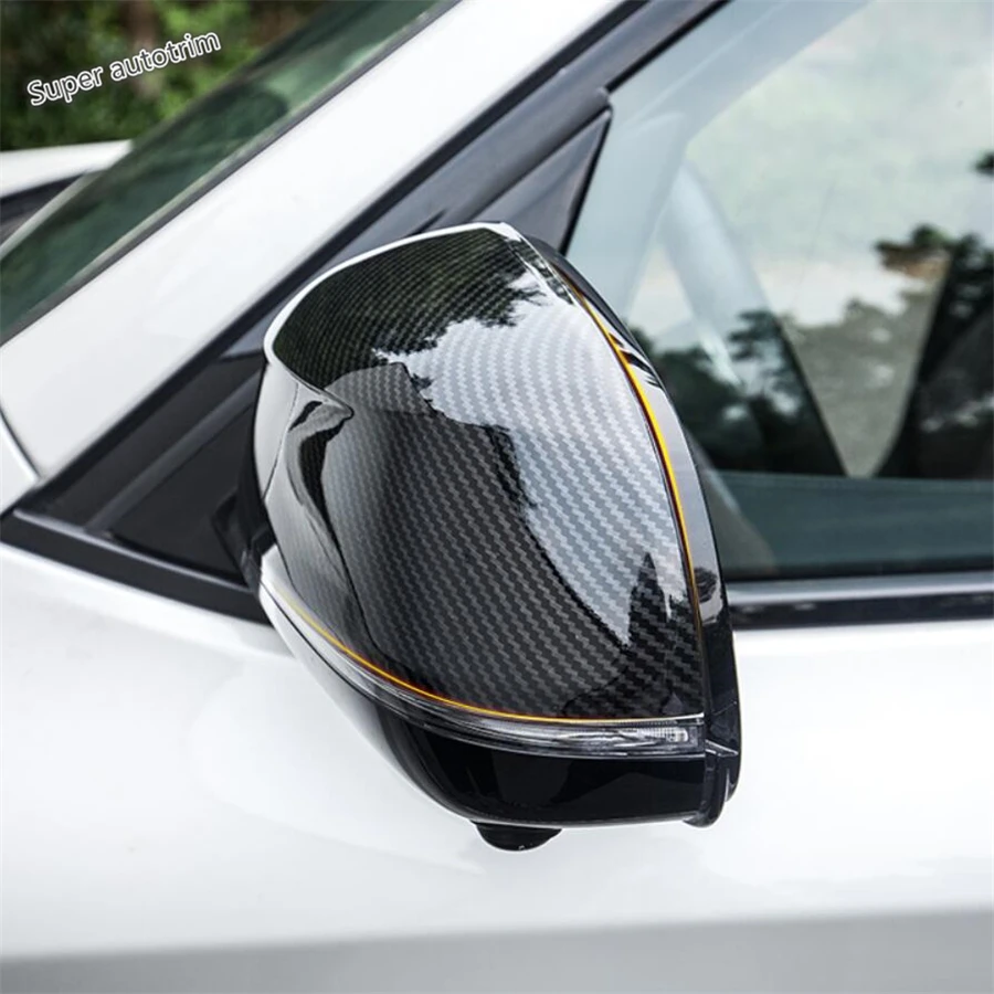 Lapetus Dodatki Zunanjost Vrata Rearview Mirror Primeru Zajema Trim Fit Za BMW X3 G01 2018 - 2021 Chrome Ogljikovih Vlaken ABS