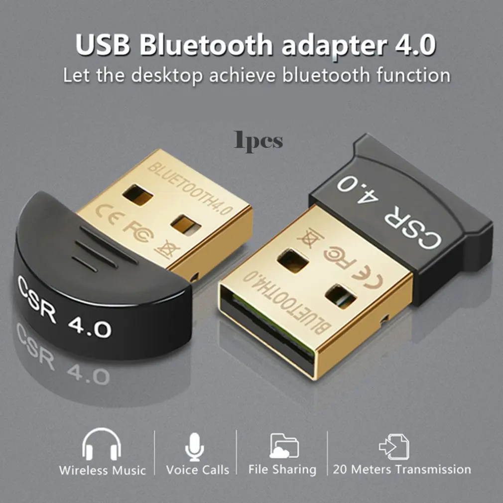 USB Bluetooth Adapter za Ključ Za Računalnik PC Miško Tipkovnico Aux Bluetooth 4.0 Zvočniki Glasbeni Sprejemnik Oddajnik
