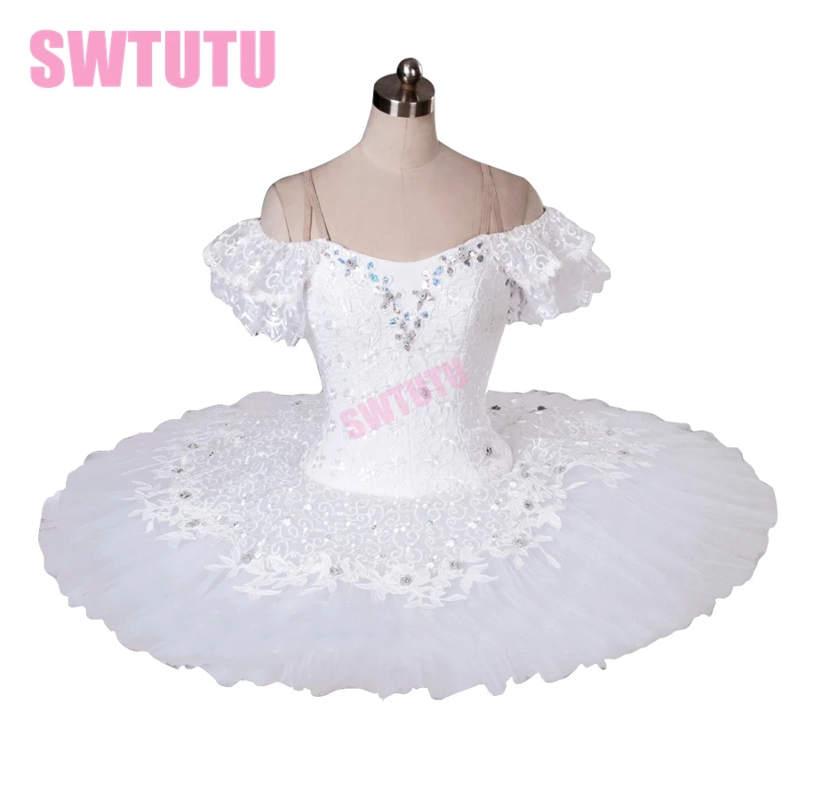White swan lake balet tutu bela strokovno balet tutu fazah kostume klasični balet tutu za dekleta BT9001