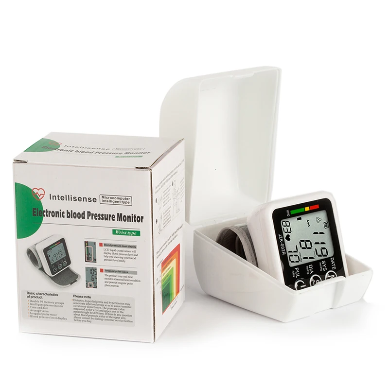 Zapestje Krvni Tlak Monitor Medicinske Utrip Srčni utrip PR Glas Hlačnice Zdravstvenega Varstva Tonometer Sphygmomanometer digitalni LCD BP Meter