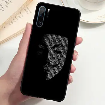 V-vendetta Masko rose Primeru Telefon Za Huawei P20 P30 P40 lite Pro P Smart 2019 Mate 10 20 Pro Lite Nova 5t