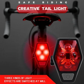 Kolesarske Luči Luč Kolo Flash Rep Zadaj AAA Baterije Kolesarske Luči Gore Bike Sedežna Kolesarsko Opremo