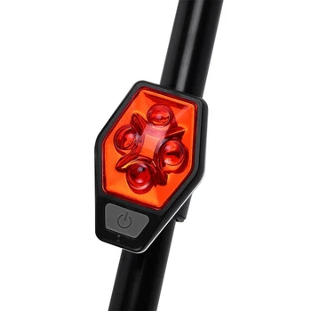 Kolesarske Luči Luč Kolo Flash Rep Zadaj AAA Baterije Kolesarske Luči Gore Bike Sedežna Kolesarsko Opremo