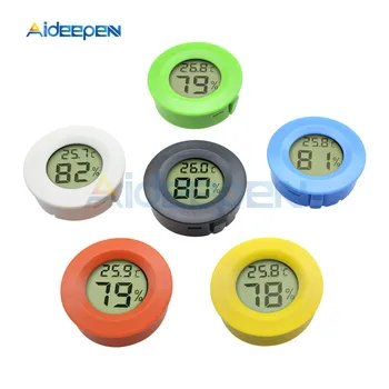 Mini Digitalni Termometer, Higrometer Elektronski LCD Notranja Temperatura Vlažnost Meter Merilnik Hrane Termometer Avto Termometer