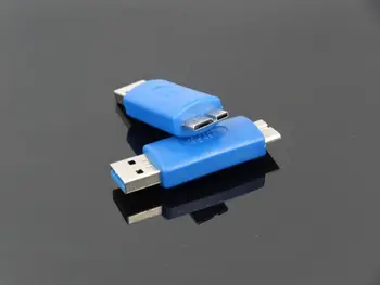 10pcs/veliko USB 3.0 A Moški-Micro B Adapter USB3.0 AM AF za Mikro B Priključek Extender Pretvornik USB 3.0 AF AM F/F M/M,