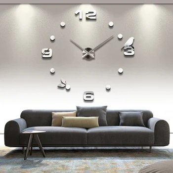 Novo Prodaje Ure Stenske Ure Reloj De Pared Posebna Ponudba Horloge Watch Velik Dekorativni Akrilni Ogledalo Quartz Dnevna Soba