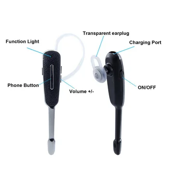 Novi Bluetooth Slušalke Brezžične Slušalke Poslovnih Prostoročno Šport Slušalke z Mikrofonom za iphone X XS 8 7 Plus Bluetooth Slušalke