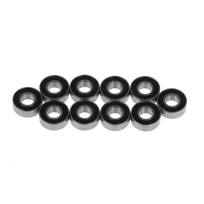 10pcs globoko groove žogo miniaturni nosijo MR115-2RS črni pokrov model avtomobila ležaj