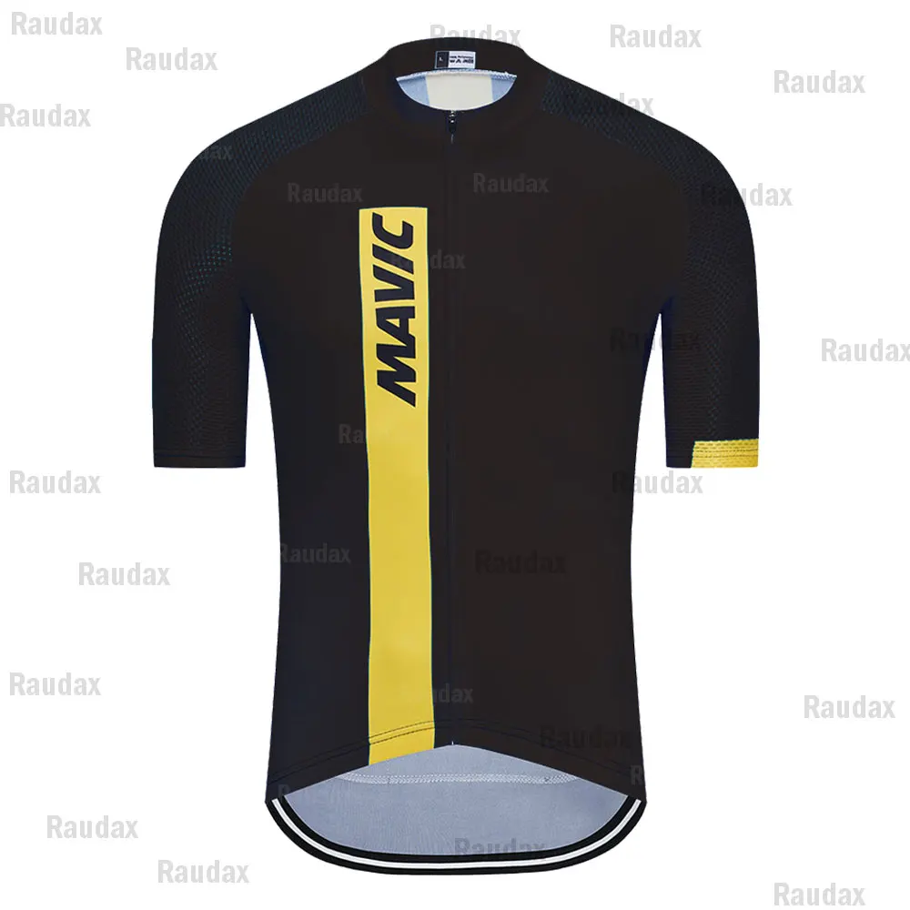 2020 Novo Mavic Pro Team kolesarski Kratki dres Hombre Poletnih športih na Prostem Sleeve Kolesarjenje Jersey Obleka Triatlon Ropa Ciclismo