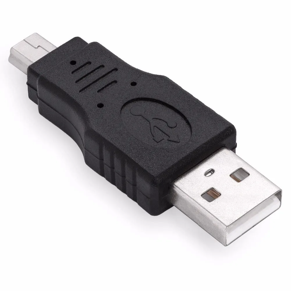 2PCS/VELIKO USB 2.0 Brezžični Adapter Spojnik Spojnik - Moški na Mini 5 Pin Moški