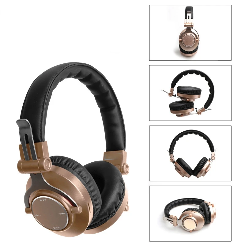 Bluetooth Slušalke z Globok Bas Brezžični Zložljive Slušalke,Udobno Earpads,6 Ur Dolžina za Potovanje/Delo
