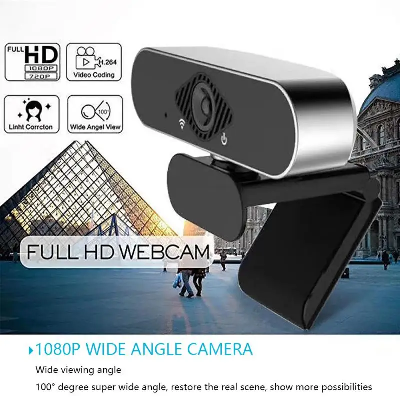 HD Webcam 1080P Z Mikrofonom Prenosni RAČUNALNIK Desktop USB Webcam Pro Pretakanje Računalnik, Fotoaparat Živo Video Konference Razred