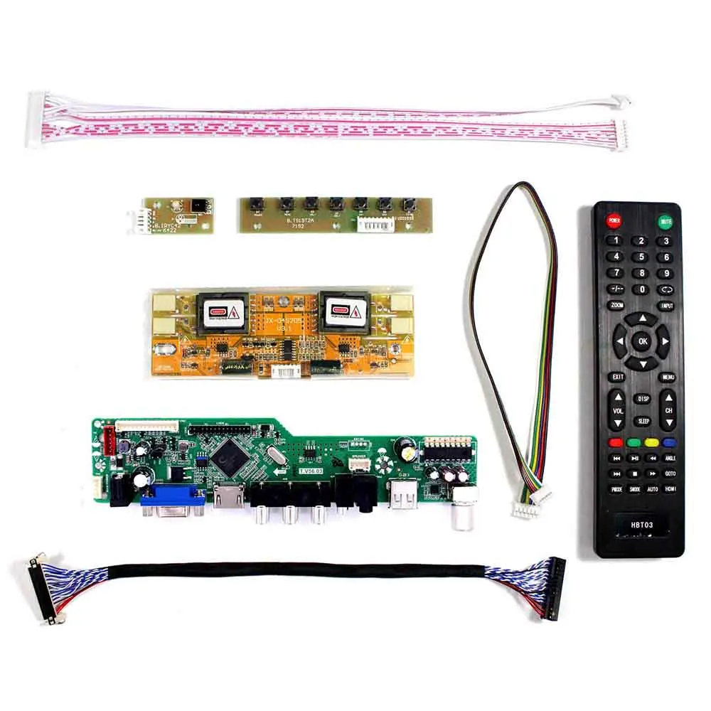 Krmilnik Odbor Komplet za LTM170E8-L03 LTM170E8-L21 TV+HDMI+VGA+AV+USB LCD LED zaslon za Voznika Odbor