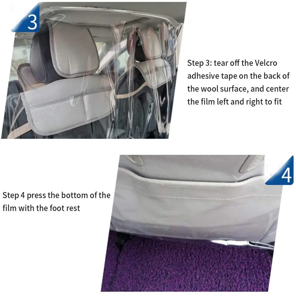 Univerzalni avto anti-spray izolacije film plastičnih anti-fog polno surround zaščitni pokrov kabine spredaj in zadaj vrstico prozoren film